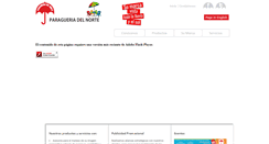 Desktop Screenshot of paragueriadelnorte.com